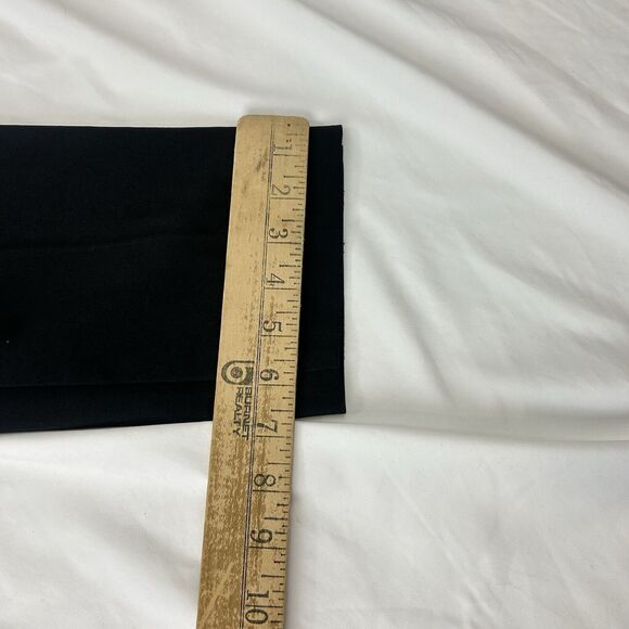 EHL Women’s Black Elastic Waist  Pull On Pants Petite 6 Made USA 100% Polyester - Picture 5 of 6